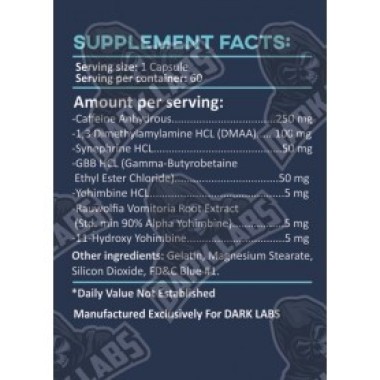 Ripper DMAA Fat burner Dark Labs Dark Labs